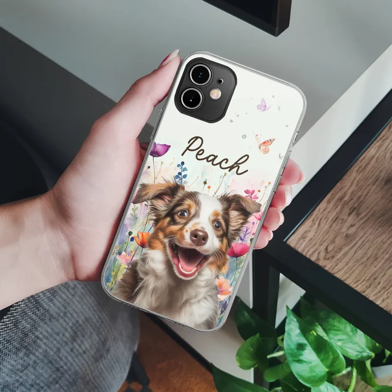 Upload Photo Watercolor Pet - Personalized Phone Case