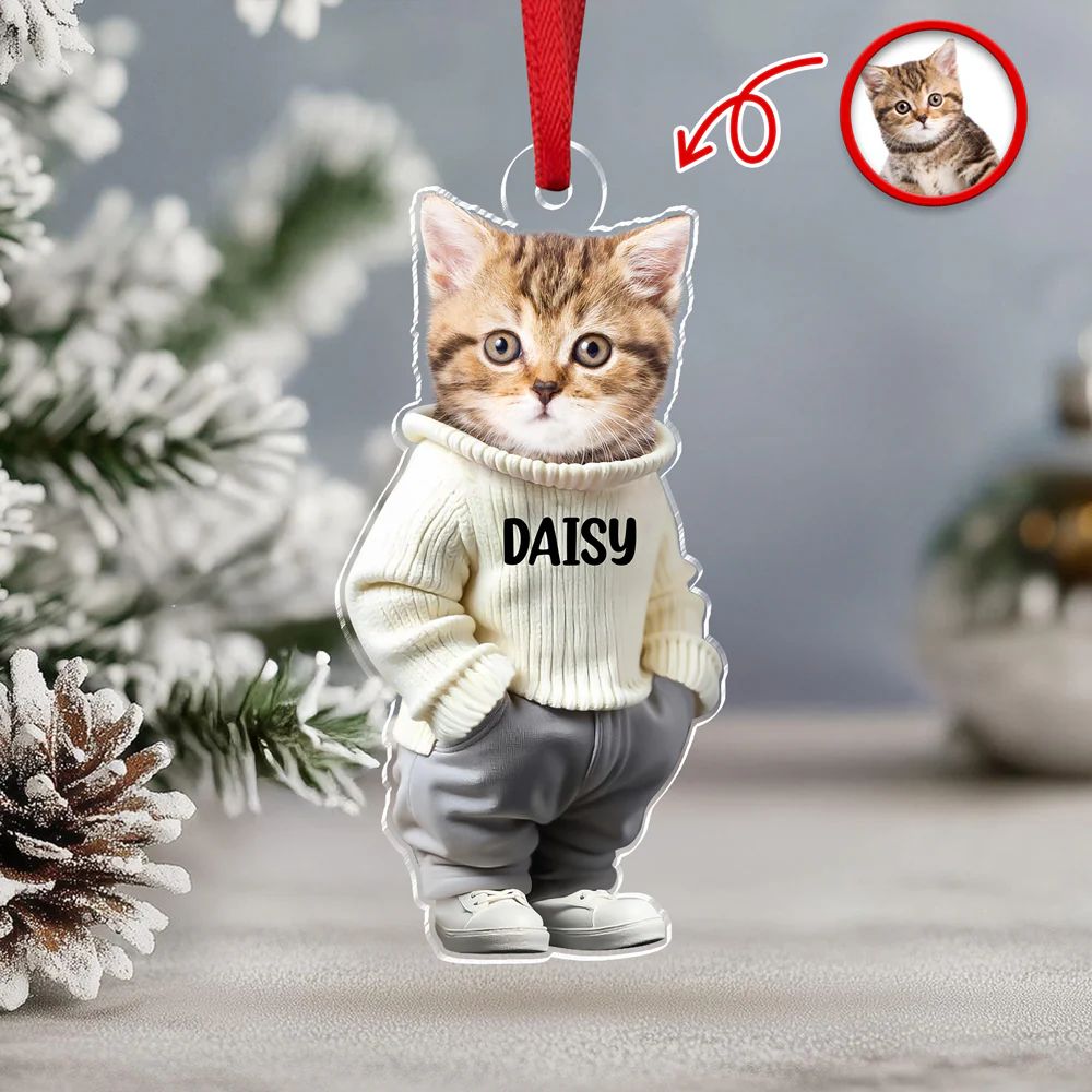 Custom Face Pet - Personalized Acrylic Ornament