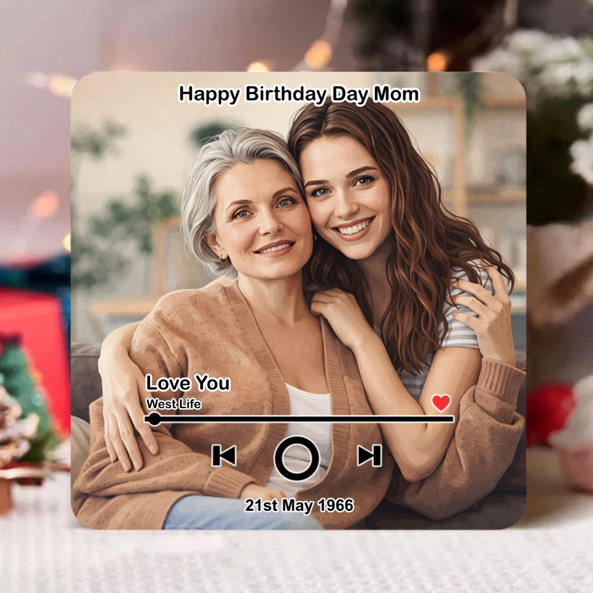 Musical Keepsake Mother's Day - Personalized Fridge Magnet