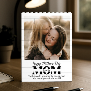 Custom Photo Happy Mother's Day Ever Building Block