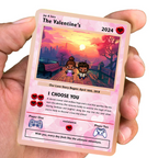 Our Love Game Card - Personalized Poke Card For Couple
