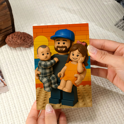Personalised Brick Photo - Personalized Shaped Building Brick Blocks