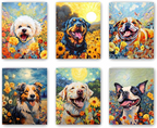Colorful Pet Garden Portrait - Personalized Canvas Poster