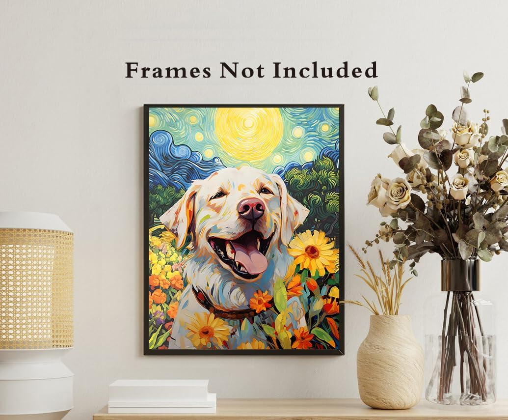 Colorful Pet Garden Portrait - Personalized Canvas Poster