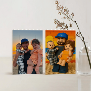 Personalised Brick Photo - Personalized Shaped Building Brick Blocks