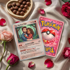 Pixel Art Couple - Personalized Poke Card For Couple
