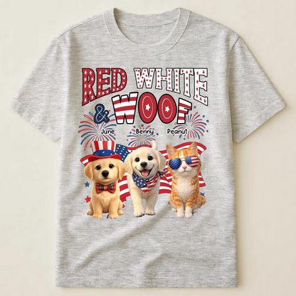 Red White & Woof - Personalized Shirt