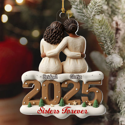 Sisters And Besties Forever - Personalized 1-Layer Acrylic Ornament w6_69caadbb-7e6f-475c-b06c-0608ea4a44ee.jpg