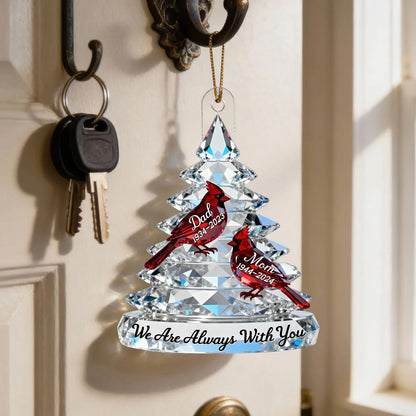 Memorial Tree Cardinals - Personalized Acrylic Ornament