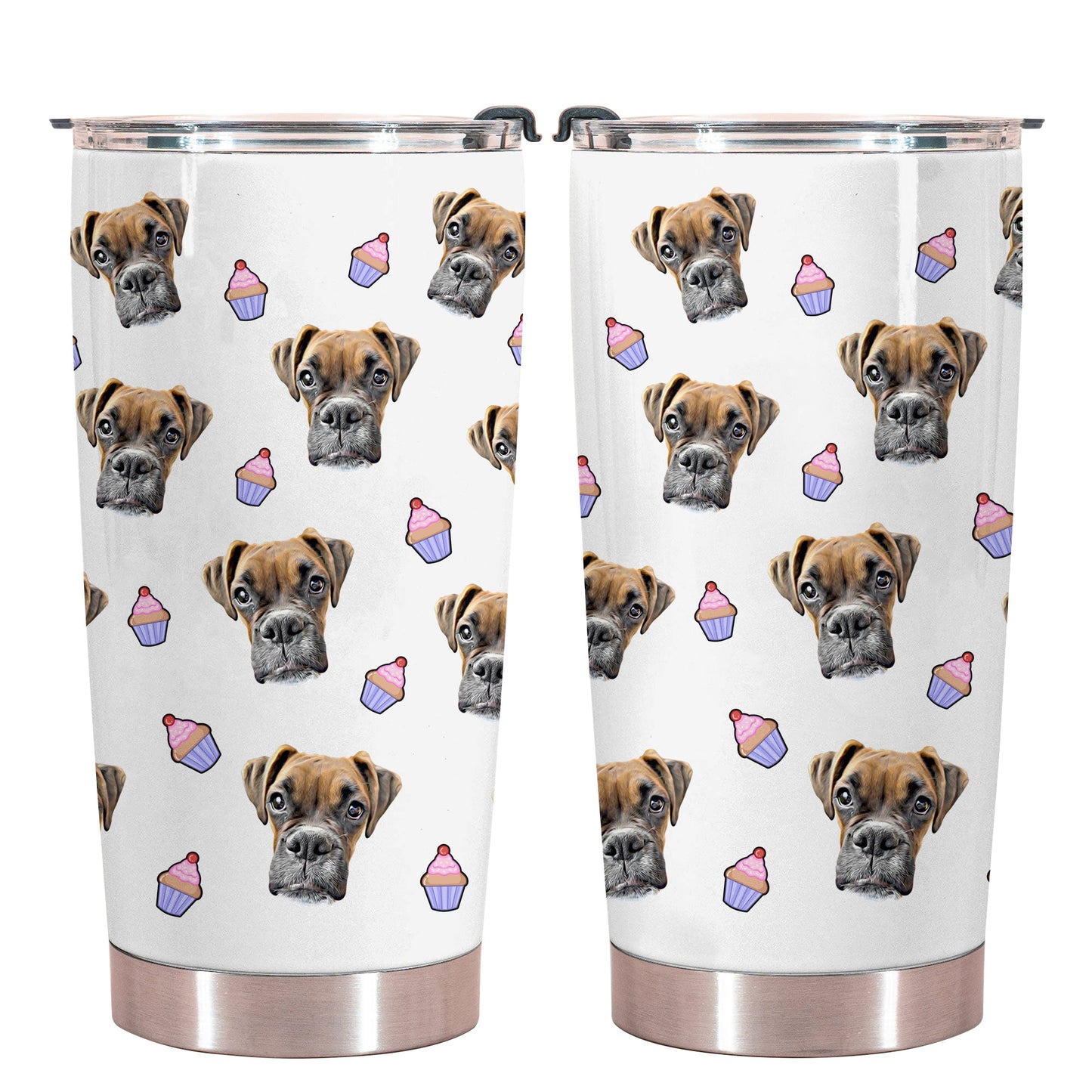 Personalized Dog Paw Photo Tumbler white.jpg