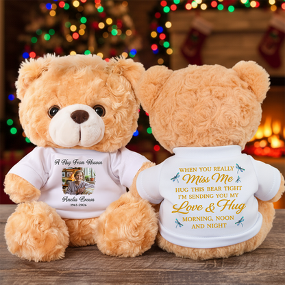 Cardinal A Hug From Heaven - Personalized Teddy Bear